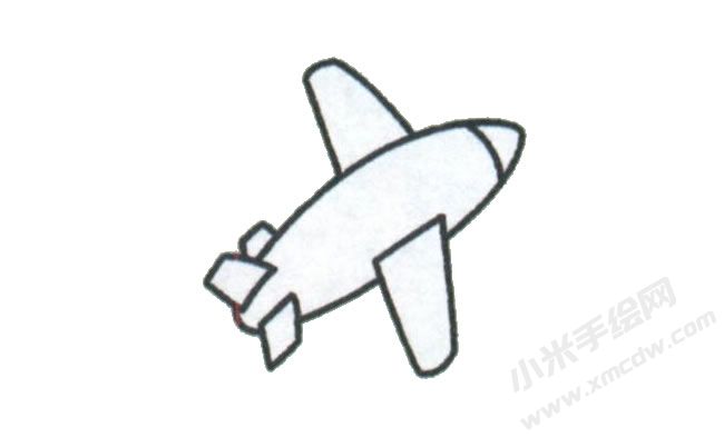 簡(jiǎn)筆畫飛機(jī)畫法步驟圖示04.jpg