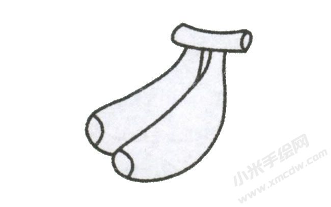 香蕉幼兒簡(jiǎn)筆畫(huà)繪制步驟圖示05.jpg