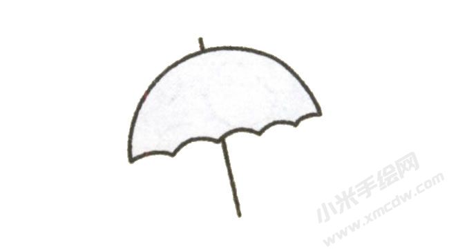雨傘幼兒簡筆畫繪制步驟圖示04.jpg
