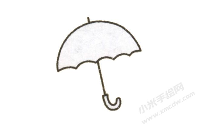 雨傘幼兒簡筆畫繪制步驟圖示05.jpg