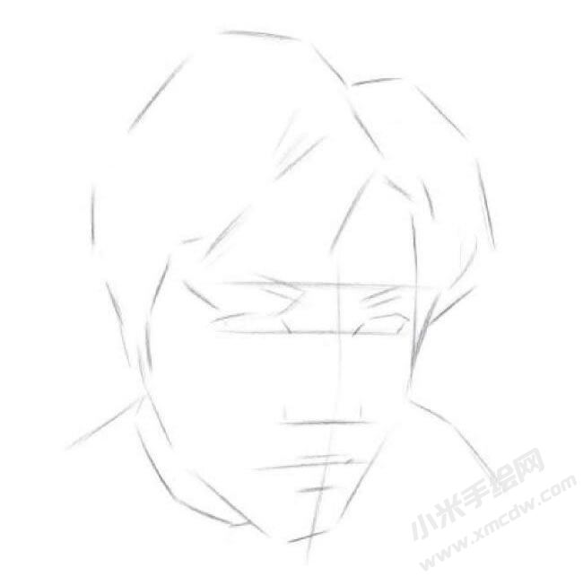 時尚男生素描畫法步驟圖示02.jpg