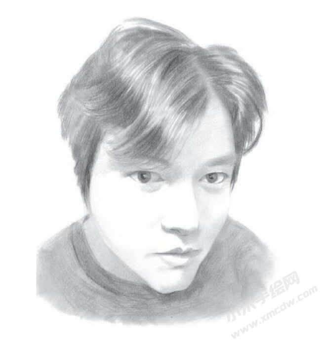 時尚男生素描畫法步驟圖示05.jpg