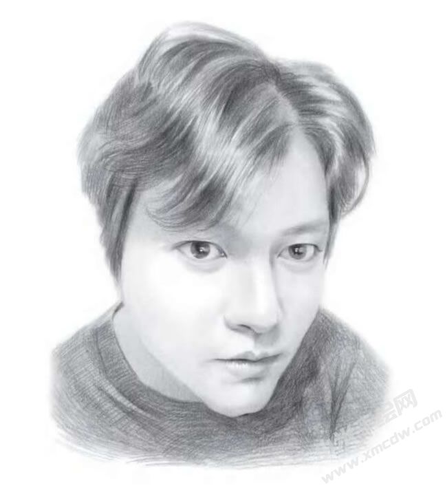 時尚男生素描畫法步驟圖示06.jpg