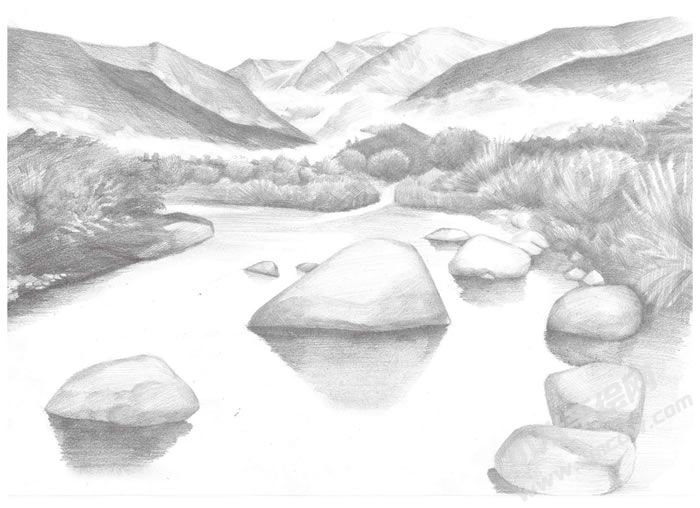 山川素描畫(huà)法步驟圖示07.jpg