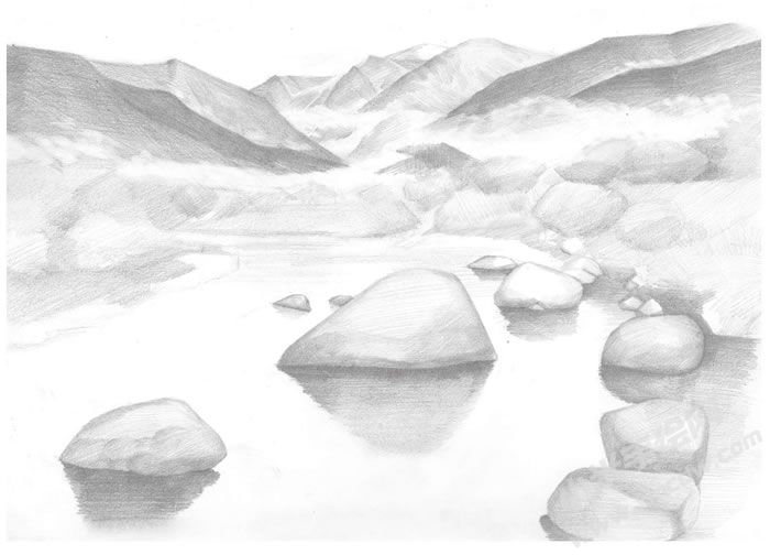 山川素描畫(huà)法步驟圖示05.jpg