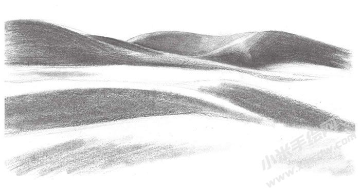 沙漠素描畫法步驟圖示04.jpg
