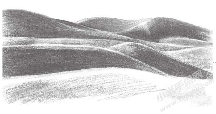 沙漠素描畫法步驟圖示05.jpg