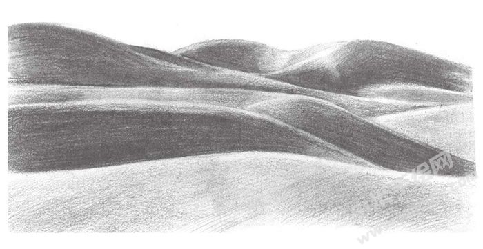 沙漠素描畫法步驟圖示07.jpg