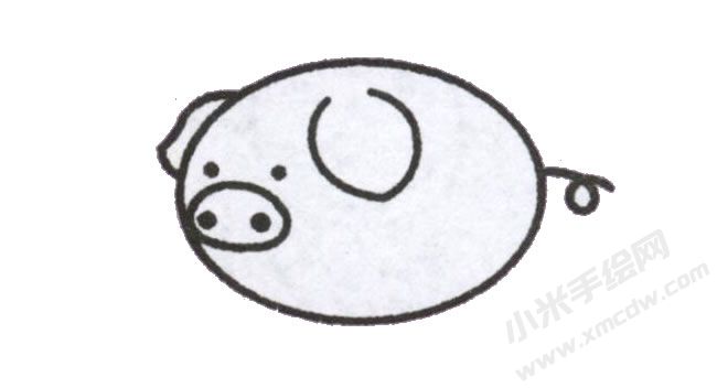 小豬幼兒簡(jiǎn)筆畫(huà)繪制步驟圖示04.jpg
