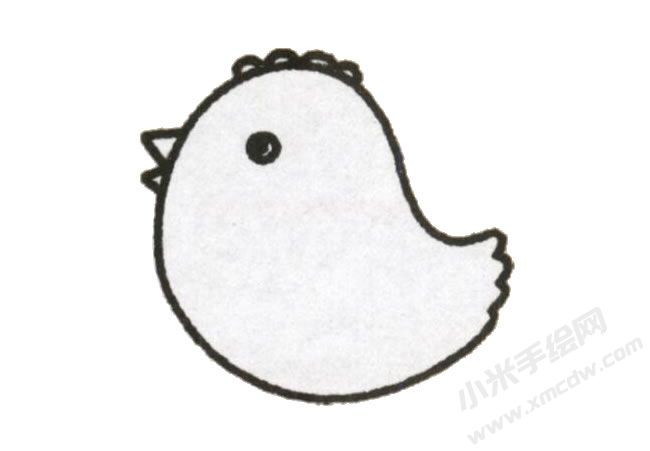 小雞幼兒簡(jiǎn)筆畫(huà)繪制步驟圖示03.jpg