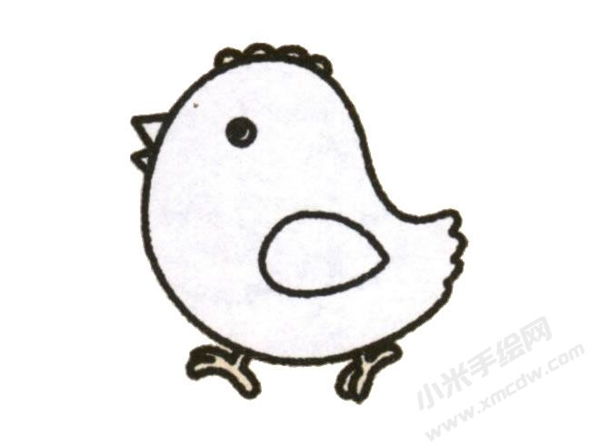 小雞幼兒簡(jiǎn)筆畫(huà)繪制步驟圖示05.jpg