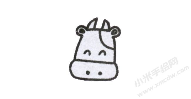 奶牛幼兒簡(jiǎn)筆畫(huà)手繪步驟圖示02.jpg