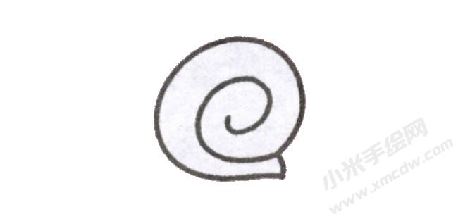 簡(jiǎn)筆畫蝸牛畫法步驟圖示01.jpg