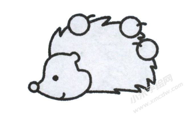 刺猬幼兒簡(jiǎn)筆畫手繪步驟圖示04.jpg