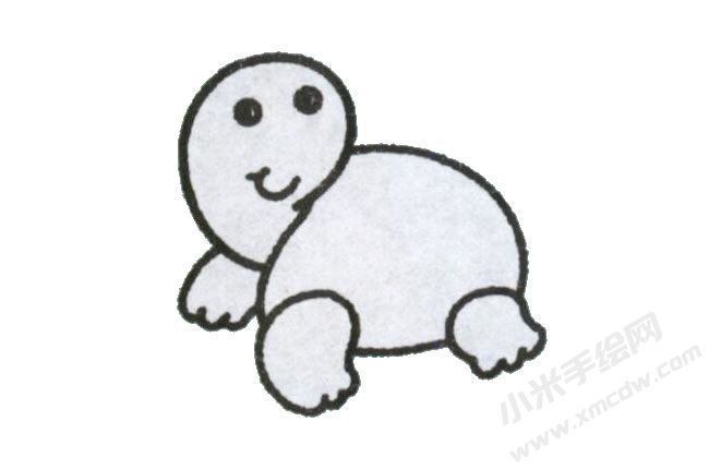 一步一筆簡(jiǎn)筆畫(huà)烏龜步驟03.jpg
