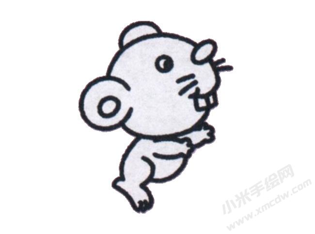 一步一筆簡筆畫老鼠步驟圖示02.jpg