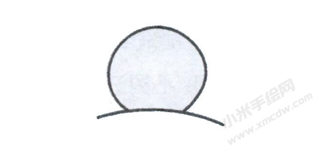 雪人幼兒簡筆畫手繪步驟圖示01.jpg