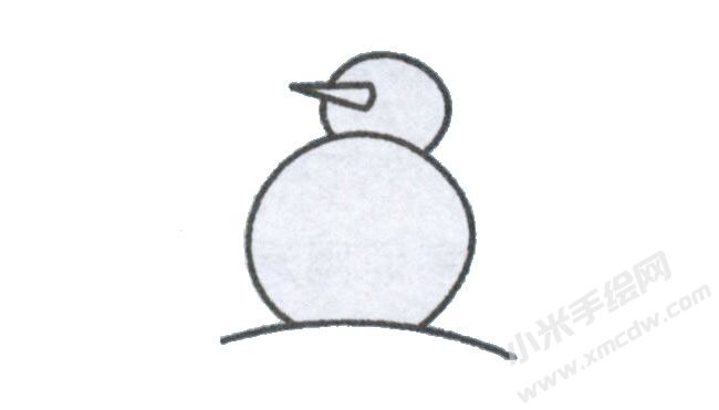 雪人幼兒簡筆畫手繪步驟圖示02.jpg