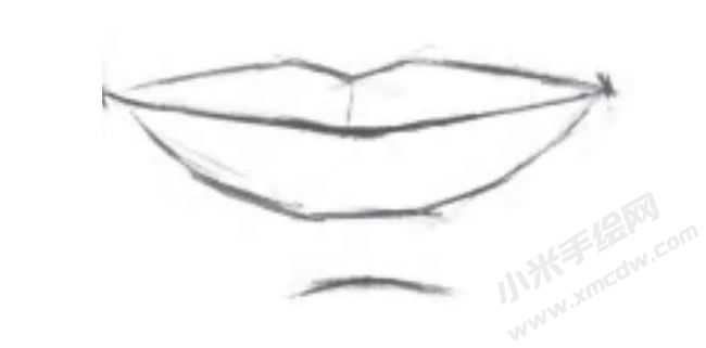 人物嘴巴的素描畫(huà)法步驟圖示02.jpg