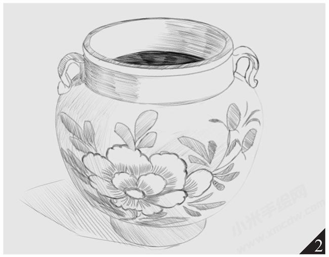 彩陶罐子素描畫法步驟圖示02.jpg