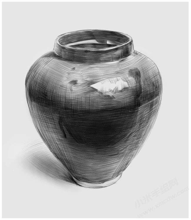 黑色罐子素描繪制步驟圖示04.jpg