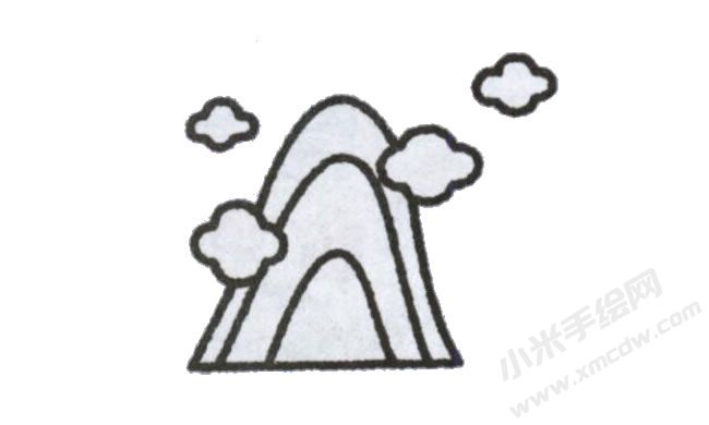 高山簡筆畫繪制步驟圖示03.jpg