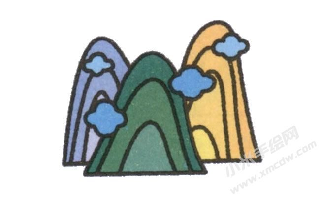 高山簡筆畫繪制步驟圖示06.jpg