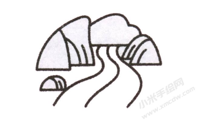 簡筆畫河流畫法步驟圖示05.jpg