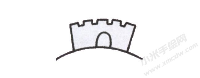 簡(jiǎn)筆畫(huà)城堡畫(huà)法步驟圖示01.jpg