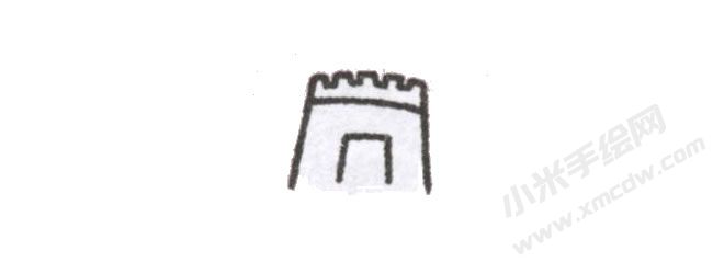 長(zhǎng)城簡(jiǎn)筆畫(huà)繪制步驟圖示01.jpg