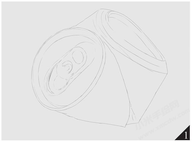 易拉罐素描畫法步驟圖示01.jpg