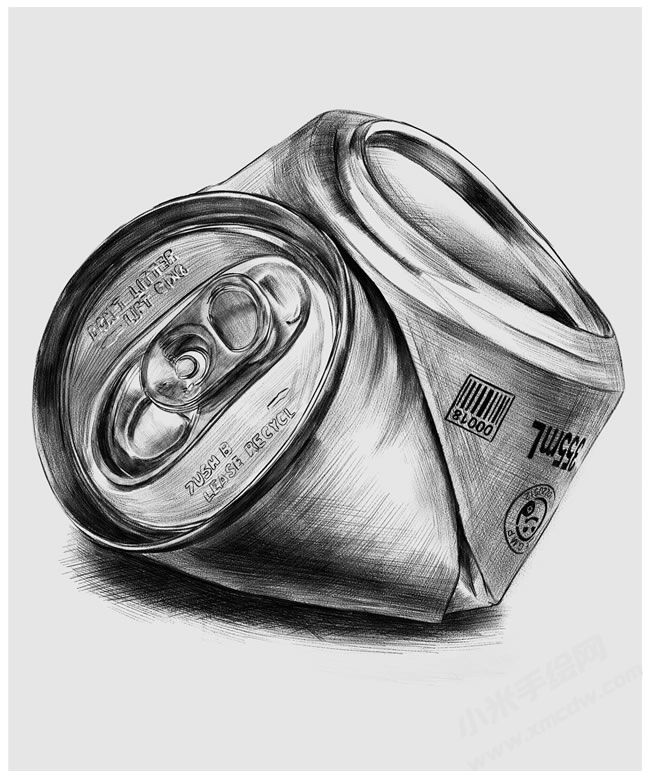 易拉罐素描畫法步驟圖示04.jpg