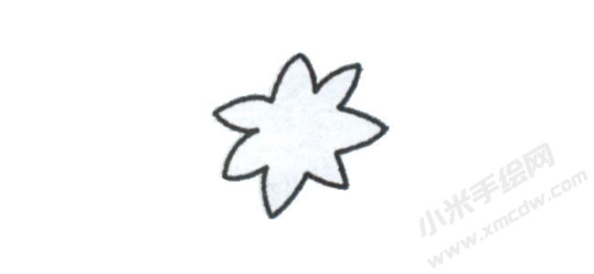 簡(jiǎn)筆畫百合花畫法步驟圖示01.jpg