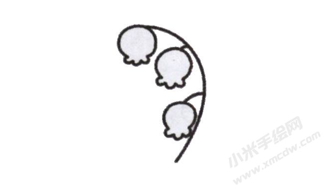 鈴蘭花簡(jiǎn)筆畫繪制步驟圖示03.jpg