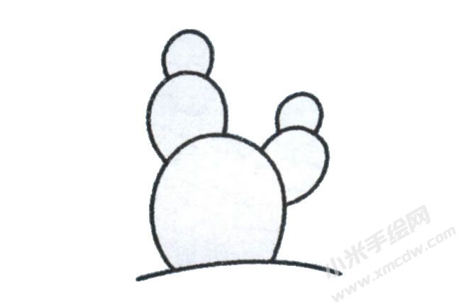 一步一筆簡(jiǎn)筆畫(huà)仙人掌步驟圖示04.jpg