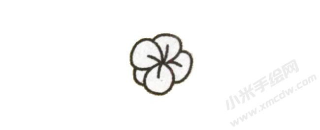 簡筆畫梅花畫法步驟圖示01.jpg