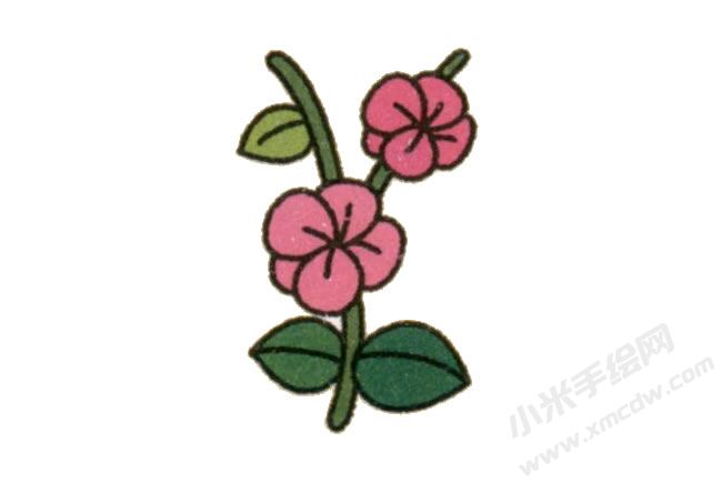 簡筆畫梅花畫法步驟圖示06.jpg