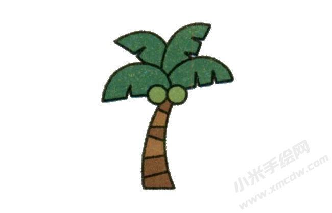 椰子樹幼兒簡(jiǎn)筆畫步驟圖示06.jpg