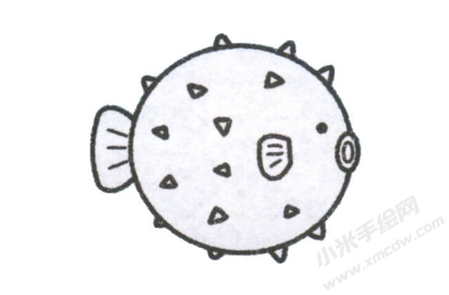 河豚幼兒簡(jiǎn)筆畫(huà)步驟圖示05.jpg