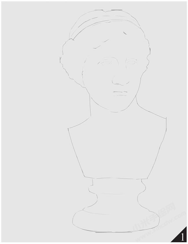 維納斯素描畫法步驟圖示01.jpg