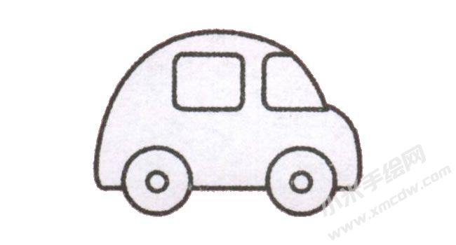一步一筆小汽車簡(jiǎn)筆畫步驟圖示05.jpg