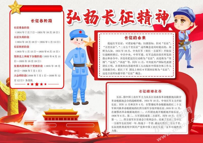 弘揚長征精神手抄報內(nèi)容模板有字版（二）.jpg