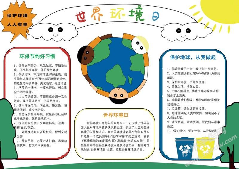 世界環(huán)境日手抄報內(nèi)容模板有字版（二）.jpg