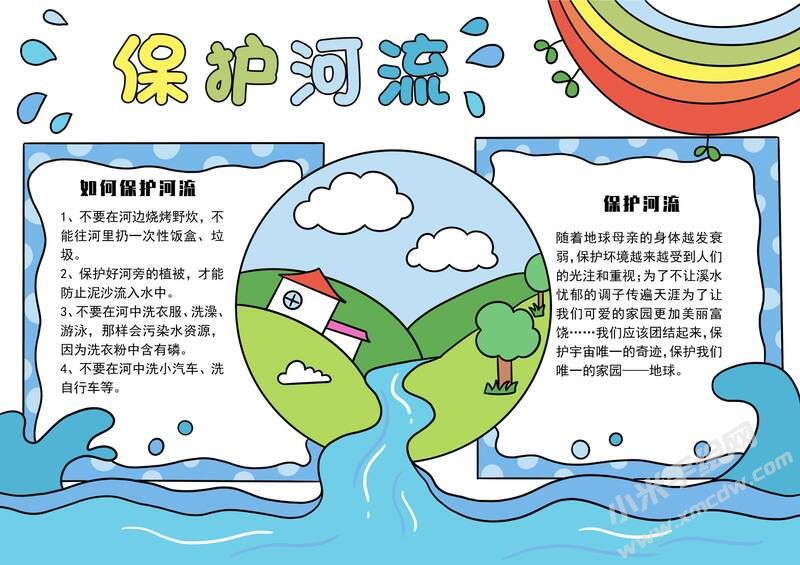保護(hù)河流手抄報(bào)內(nèi)容模板有字版.jpg