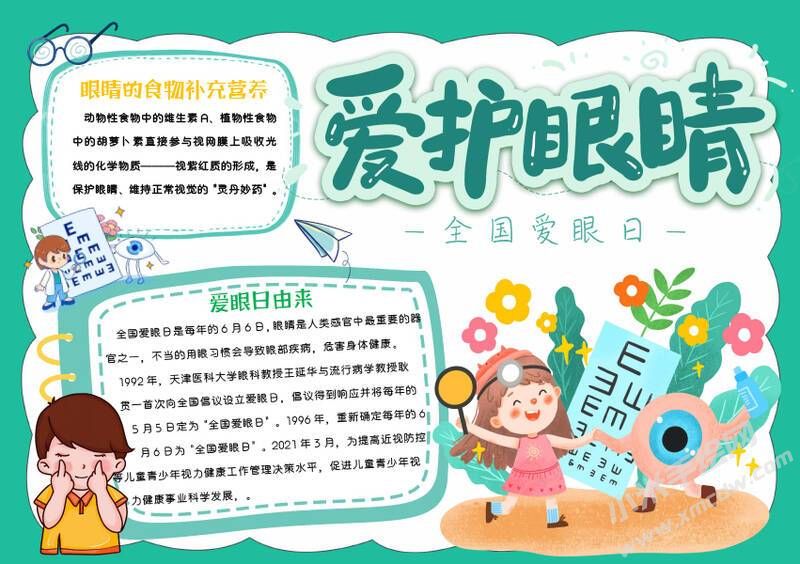 愛護眼睛手抄報內(nèi)容模板有字版（二）.jpg
