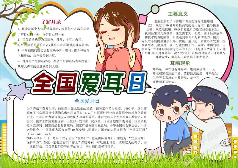 全國(guó)愛耳日手抄報(bào)內(nèi)容模板有字版（第一版）.jpg