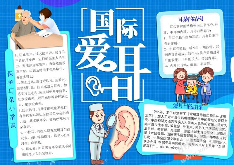 國(guó)際愛耳日手抄報(bào)內(nèi)容模板有字版（第二版）.jpg