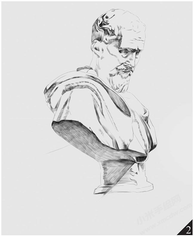 米開朗琪羅素描畫法步驟圖示02.jpg