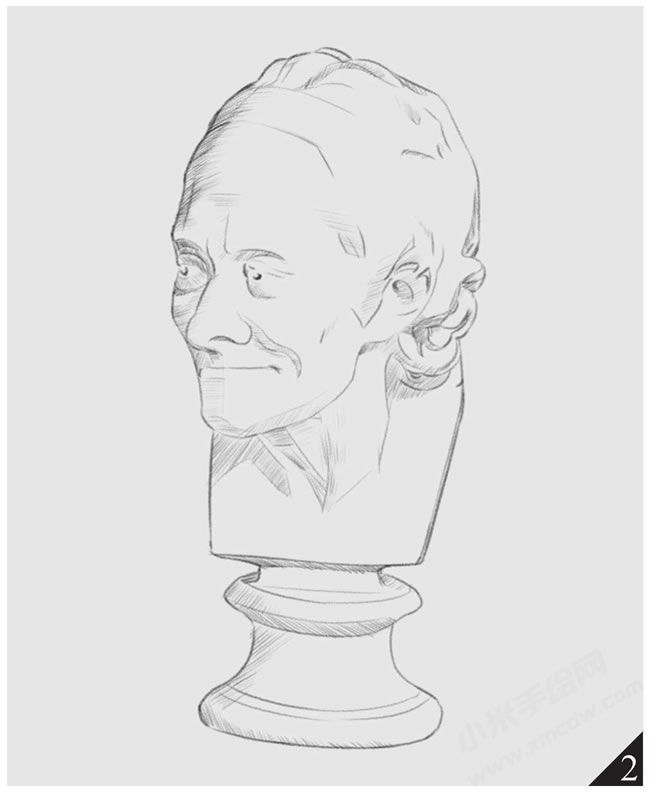 伏爾泰的素描畫法步驟圖示02.jpg