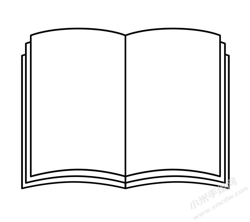 書本簡筆畫圖片
